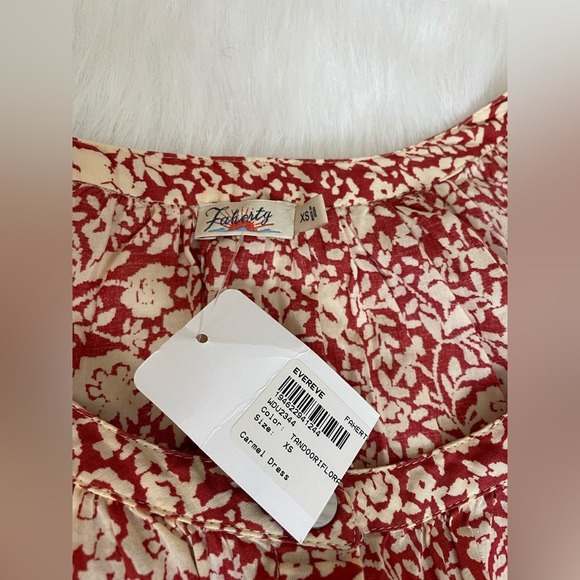 New with tags Faherty Carmel Organic Cotton Midi Dress - Picture 7 of 12